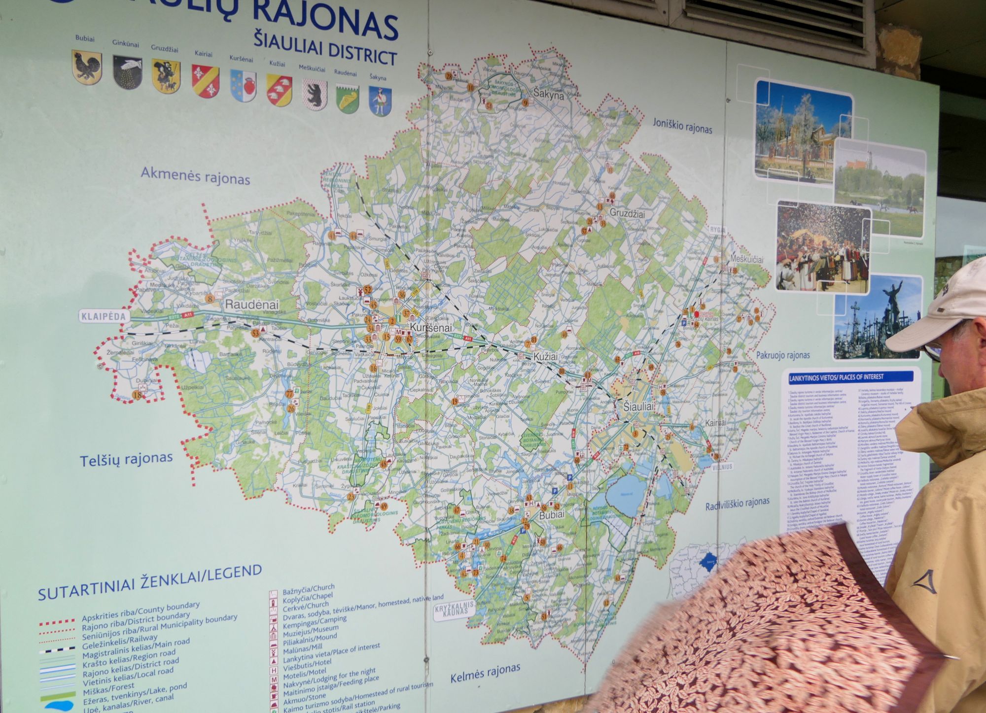Korskullen 12 km norr om Siauliai