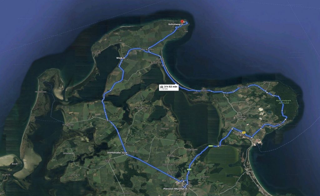 Vår tur på Nordöstra Rügen med Sassnitz, Jasmund Nationalpark och Kap Arkona
